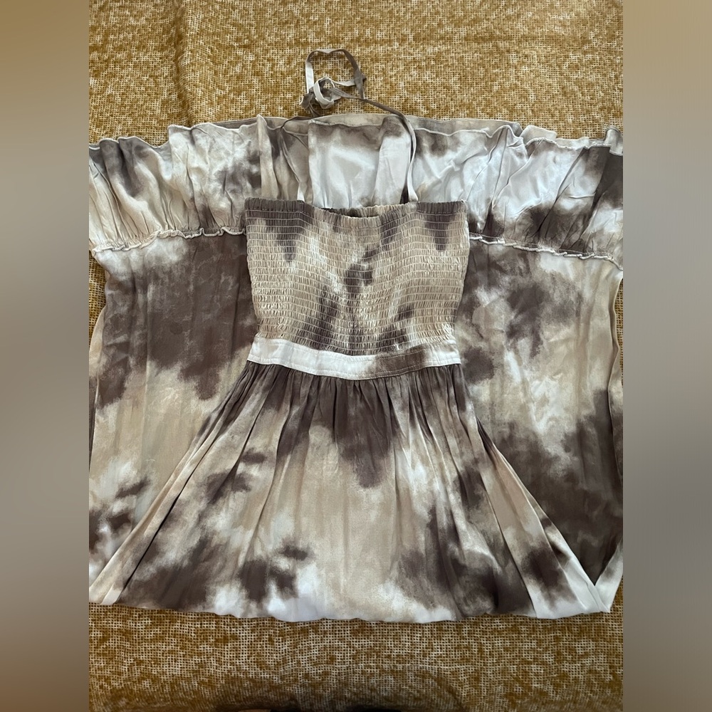 Marble Pattern beach-dress